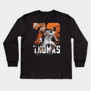 Joe Thomas Cleveland Tribute Kids Long Sleeve T-Shirt